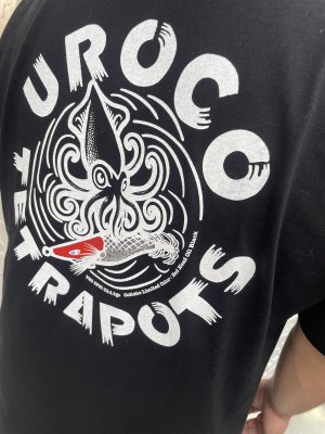 画像10: uroco×Tetrapots Red Head/Oil Black Tee 