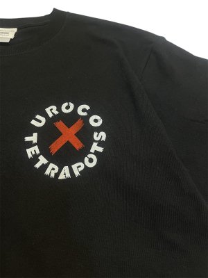 画像23: uroco×Tetrapots Red Head/Oil Black Tee 