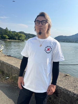 画像2: uroco×Tetrapots Red Head/Oil Black Tee 