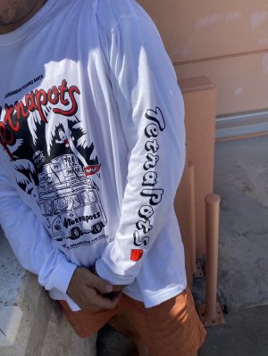 画像4: Tetrapots National Tour Long sleeve（粒マスタード安次嶺×Tetrapotsコラボ）