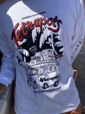 画像3: Tetrapots National Tour Long sleeve（粒マスタード安次嶺×Tetrapotsコラボ）