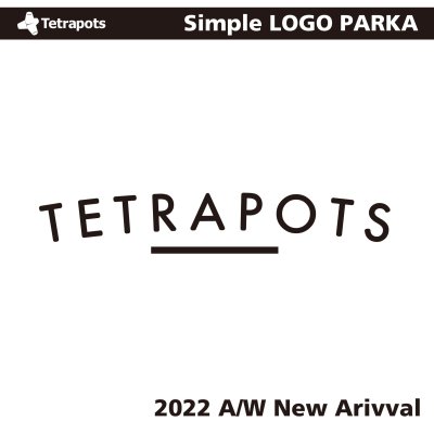 画像1: ★Tetrapots Simple LOGO PARKA ★Tetrapots Osaka • Web Shop限定商品