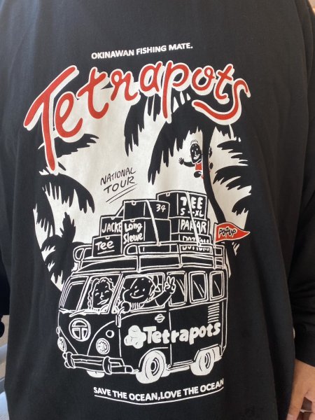 画像13: Tetrapots National Tour Long sleeve（粒マスタード安次嶺×Tetrapotsコラボ） (13)