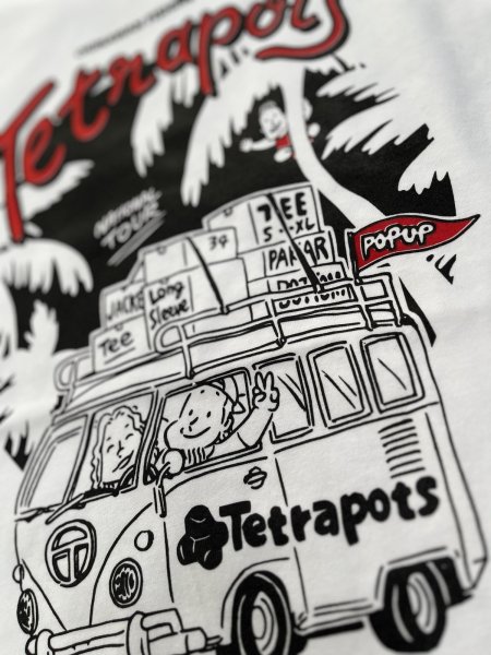 画像22: Tetrapots National Tour Long sleeve（粒マスタード安次嶺×Tetrapotsコラボ） (22)