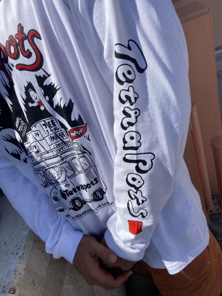 画像5: Tetrapots National Tour Long sleeve（粒マスタード安次嶺×Tetrapotsコラボ） (5)