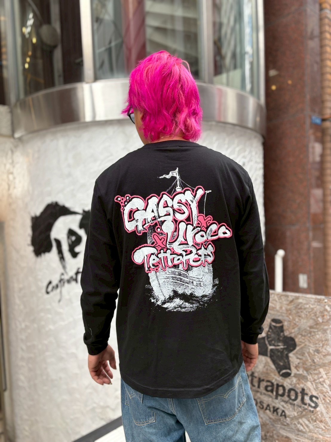 Gassy×uroco×Tetrapots Long Sleeve